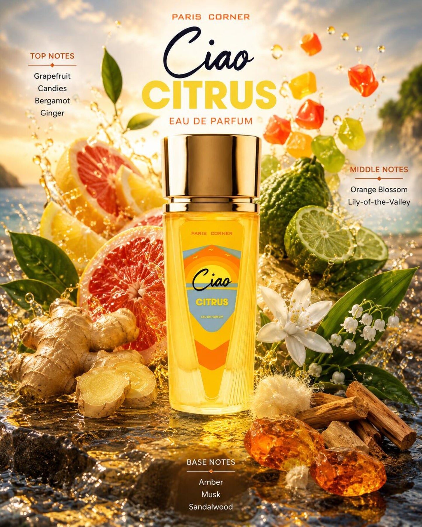 Paris Corner Ciao Citrus Eau de Parfum 100 ml