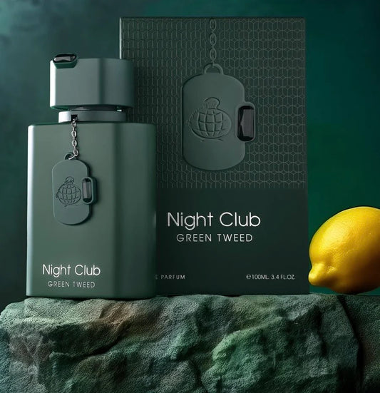 Night Club Green Tweed