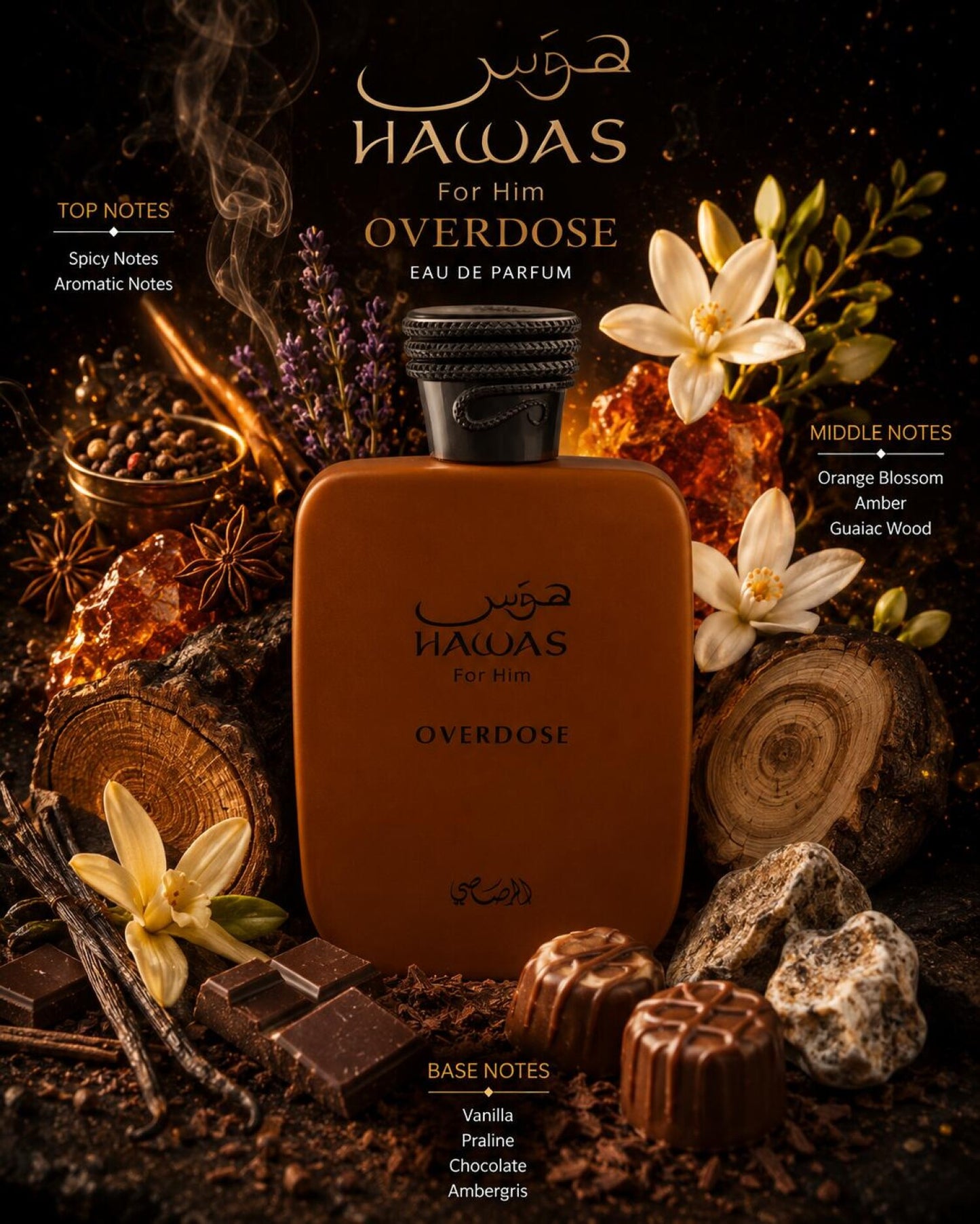 HAWAS OVERDOSE 100ML – Eau de Parfum | RASASI